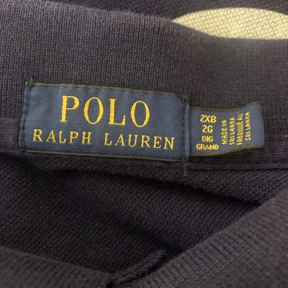 Polo Bear Ralph Lauren Urgent Cargo @ Team Seda 68 Blue Sz 2XB Big Grand Shirt